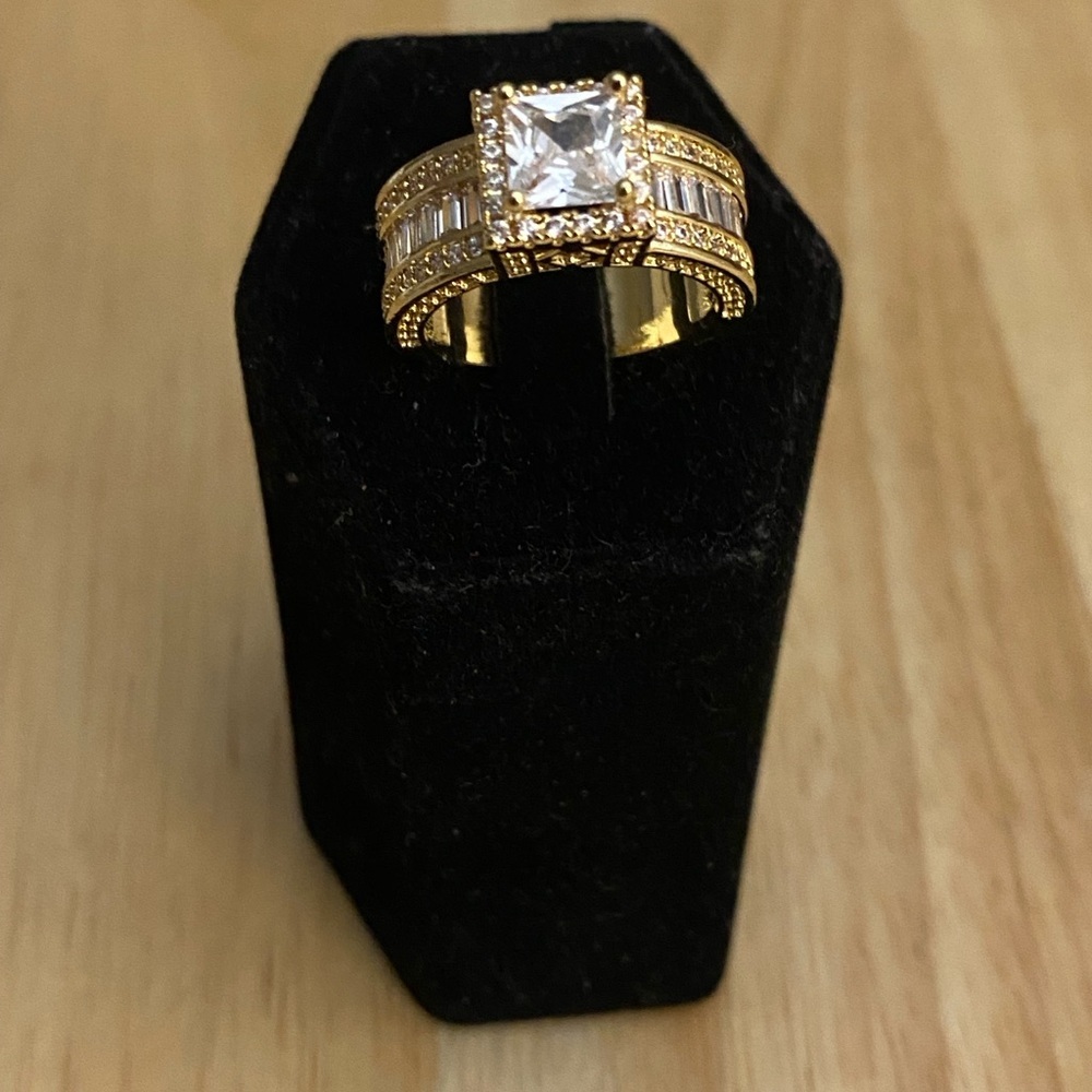 925/18K DAHLIA ROSEGOLD PROMISE RING SIZE 7 - Picture 2 of 10